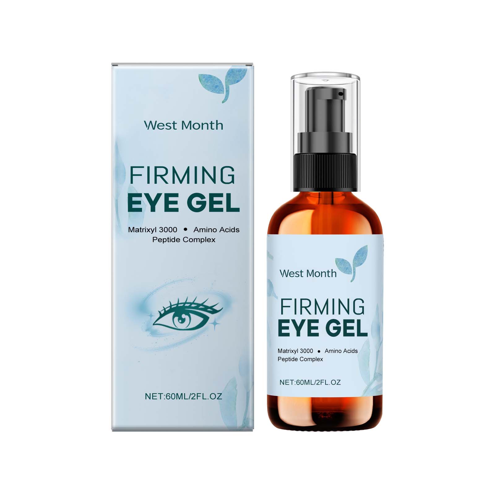 West&Month Eye Care Gel, Tightens Eye Skin, Moisturizes And Reduces Fine Lines Around Eyes Eye Gel - 5 - CJ