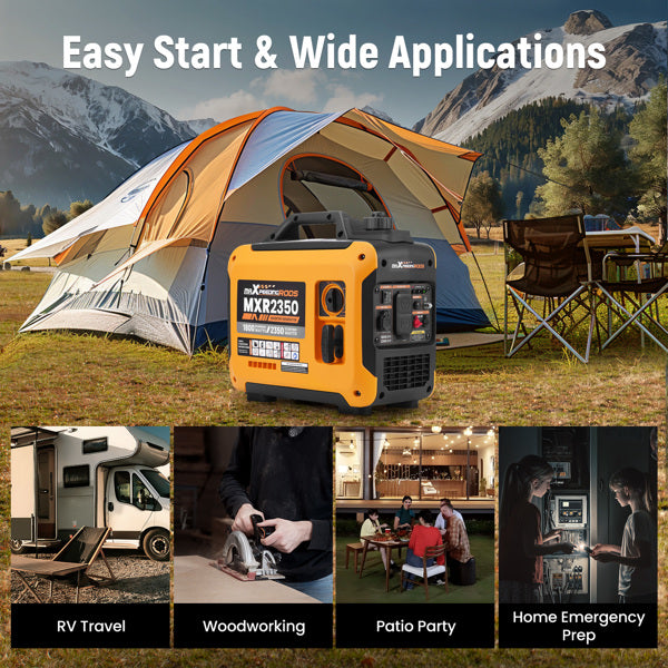 New 2350W 15kg Gasoline Variable Frequency Generator, Environmentally Friendly And Quiet, Suitable For Outdoor Gatherings - 5 - CJ