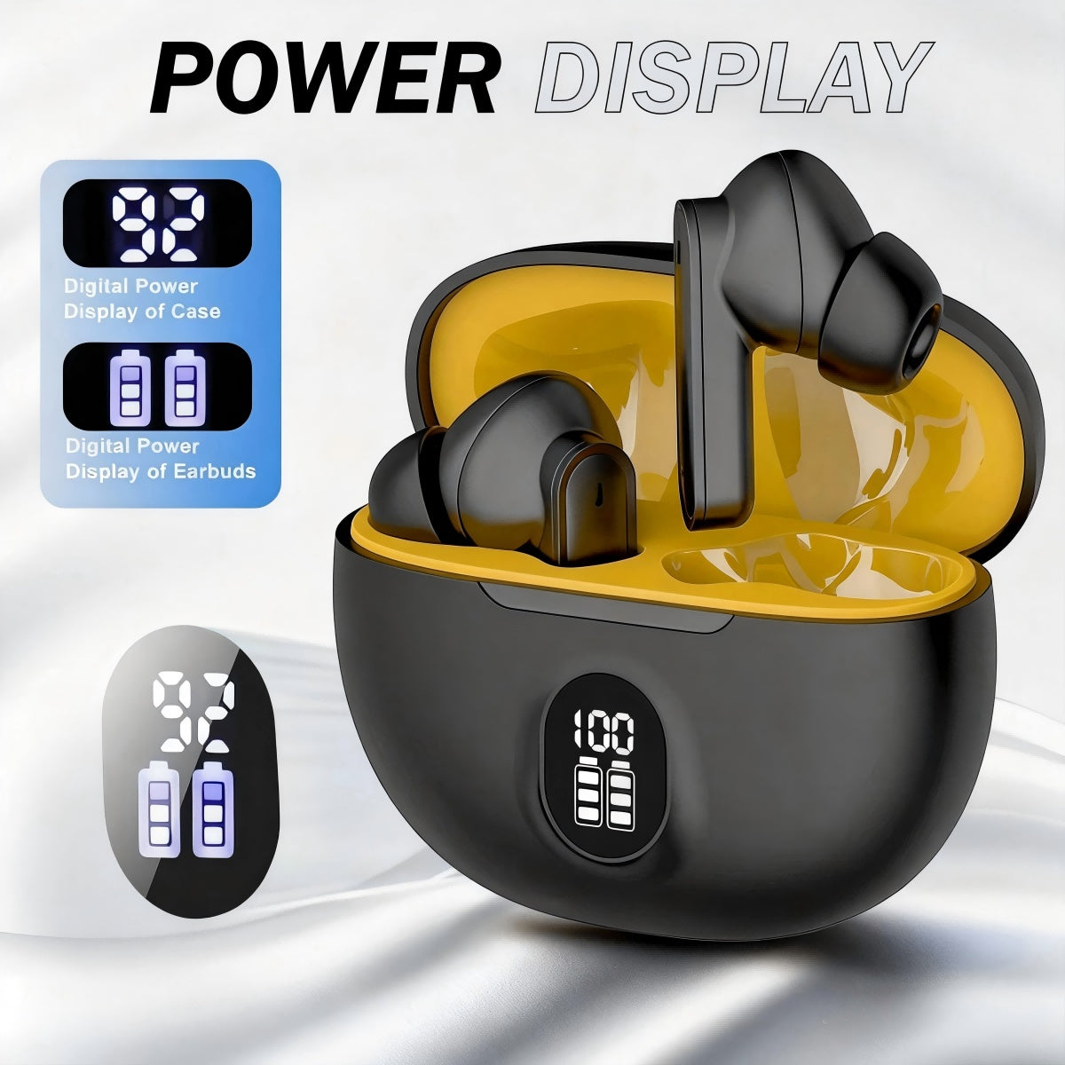 Digital Display Bluetooth Headset - 5 - CJ