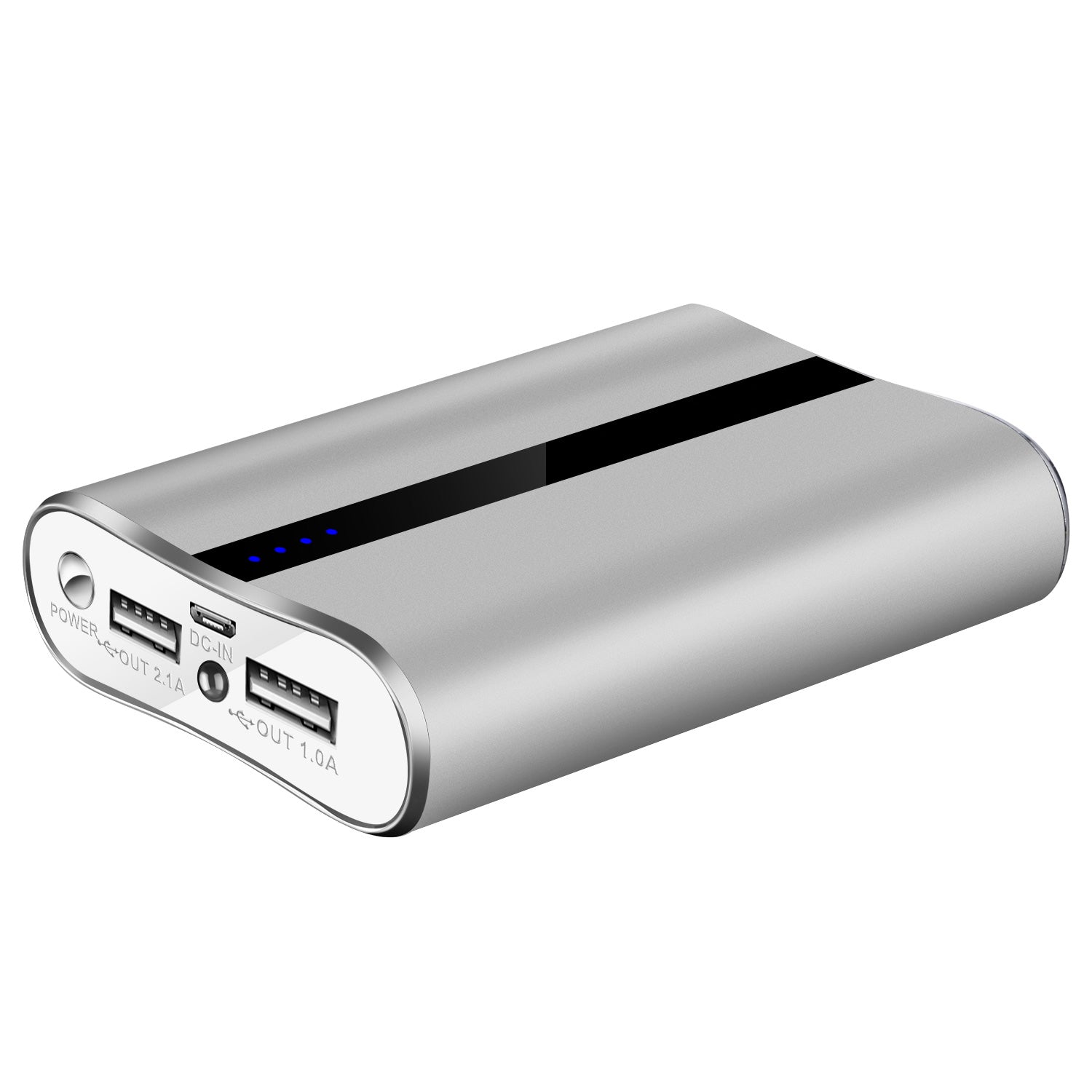 1Pc 12000mAh Portable Charger With Dual USB 3.1A Output Power Bank Ultra - Compact External Battery Pack Fast Charging - 5 - CJ