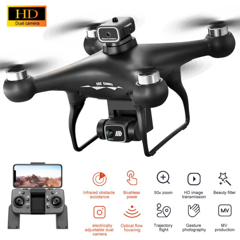 S116 Brushless Drone With Four - Way Obstacle Avoidance, HD Aerial Photography, Optical Flow Positioning, Remote Control, Long Battery Life - 5 - CJ
