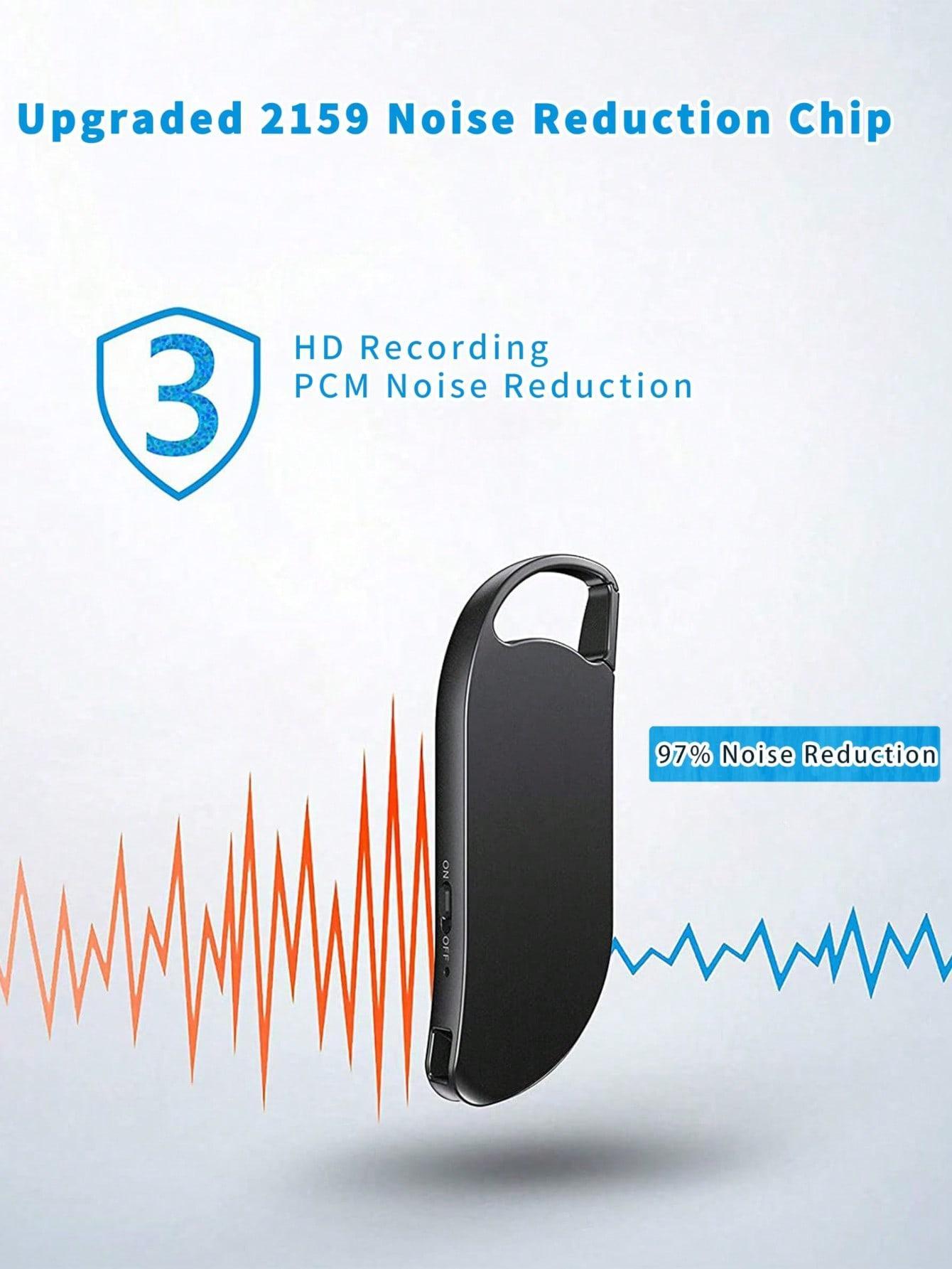 64GB Digital Voice Recorder, USB C Interface, Voice Activation And Noise Reduction, Suitable For Lectures, Meetings, Interviews, 900 Hours Of Large Capacity, Metal Casing - 5 - CJ