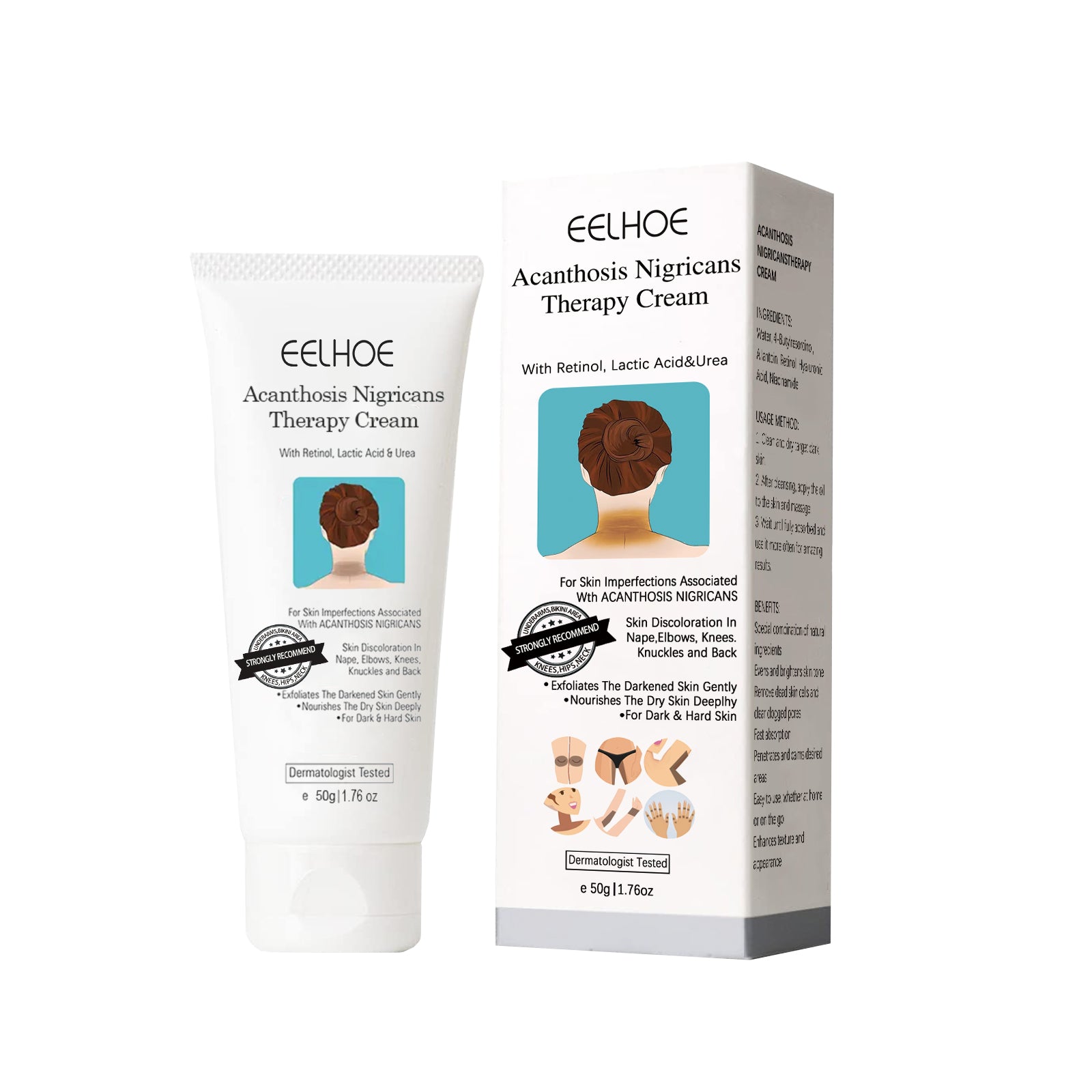 EELHOE Black Echinacea Repair Cream Repair Underarms Arms Knees Joints Dark Moisturizing Whitening Body Cream - 5 - CJ