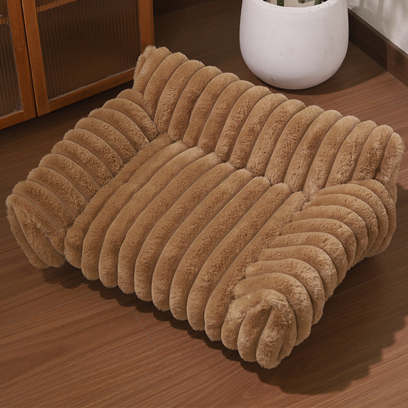 Cat Sofa Rabbit Plush Pet Thickened Large Kennel - 0 - CJ