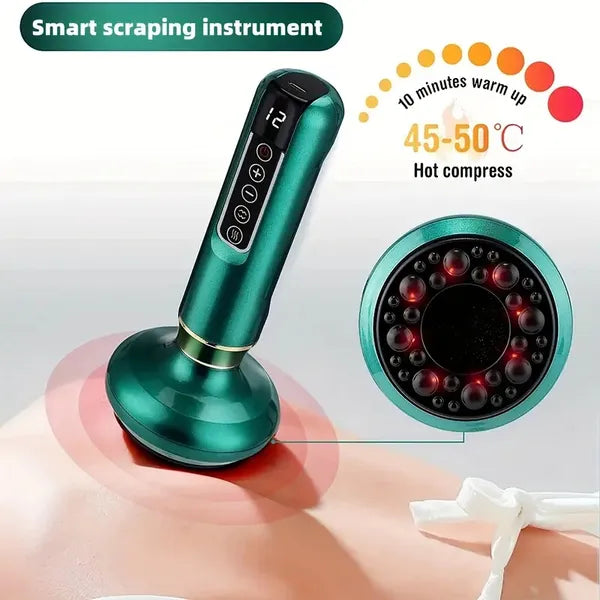 Body Gua Sha Scraping Massager. 12 Level Electric Vacuum Cupping Massager, Rechargeable And Cordless. Perfect For Halloween, Christmas And Birthday Gifts - 5 - cjdropshipping