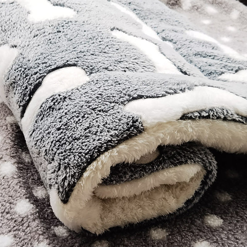 Pets Dog Bed Mat Crate Pad Soft Pet Bed Washable Crate Mat For Large Medium Small Dogs Reversible Fleece Dog Crate Kennel Mat Cat Bed Liner Super Soft Fluffy Premium Fleece Pet Blanket - 5 - CJ