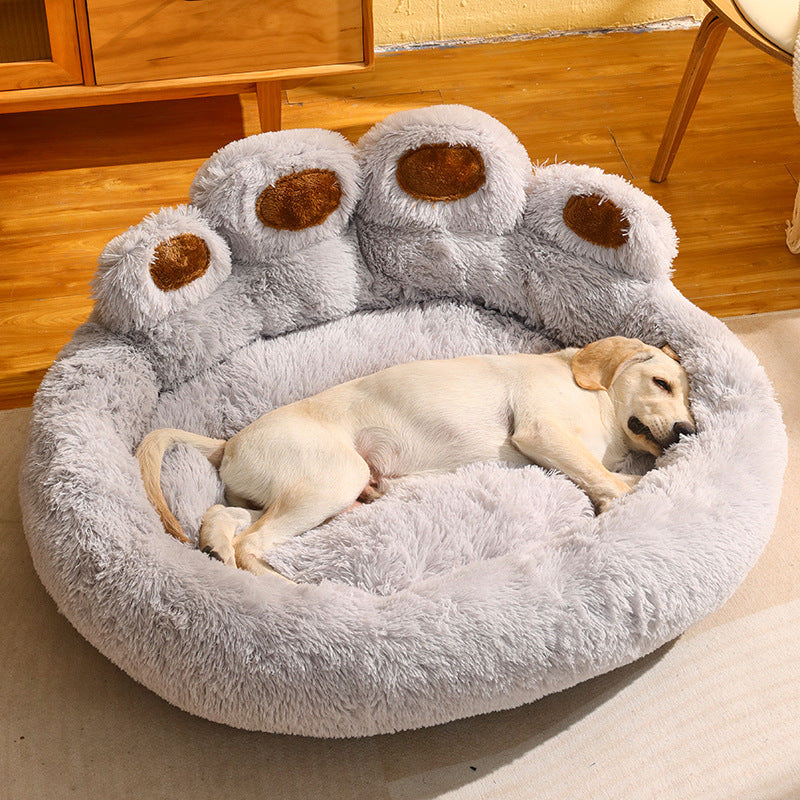 Kennel Warm Medium Large Dog Corgi Golden Retriever Bed Fleece - lined Sofa Mattress - 0 - CJ