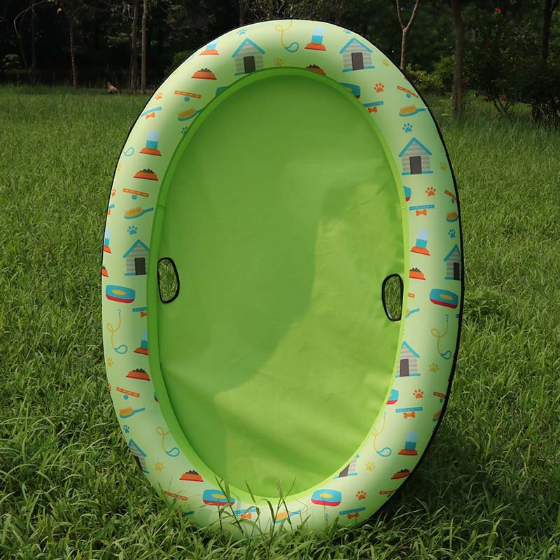 Dog Swimming Pool Inflatable Hammock Pets Pool Floating Bed Spring Summer Swimming Ring - 0 - CJ