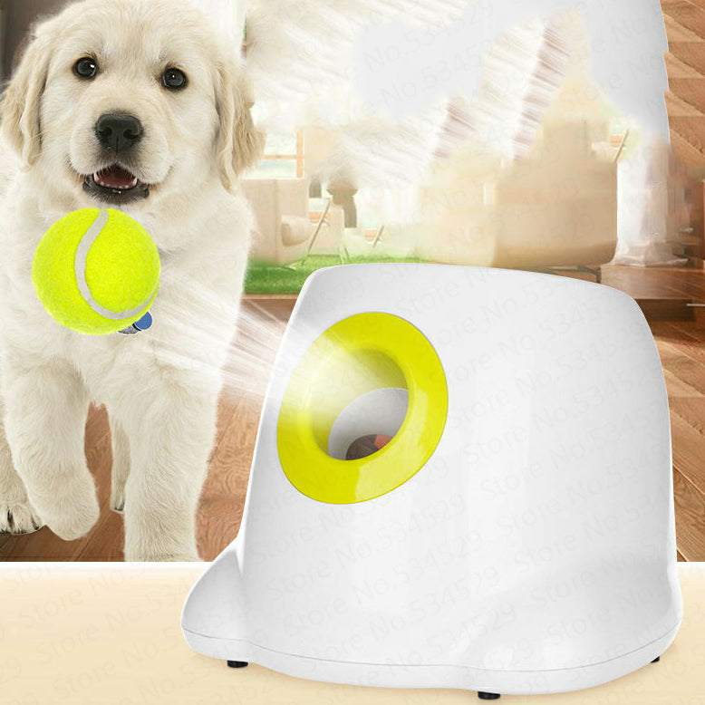 Dog Pet Automatic Interactive Ball Launcher - 0 - CJ