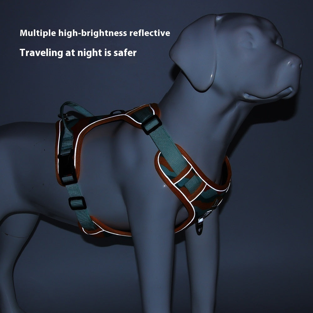 Dog Chest And Back Reflective Commuter Hand Holding Rope - 0 - CJ