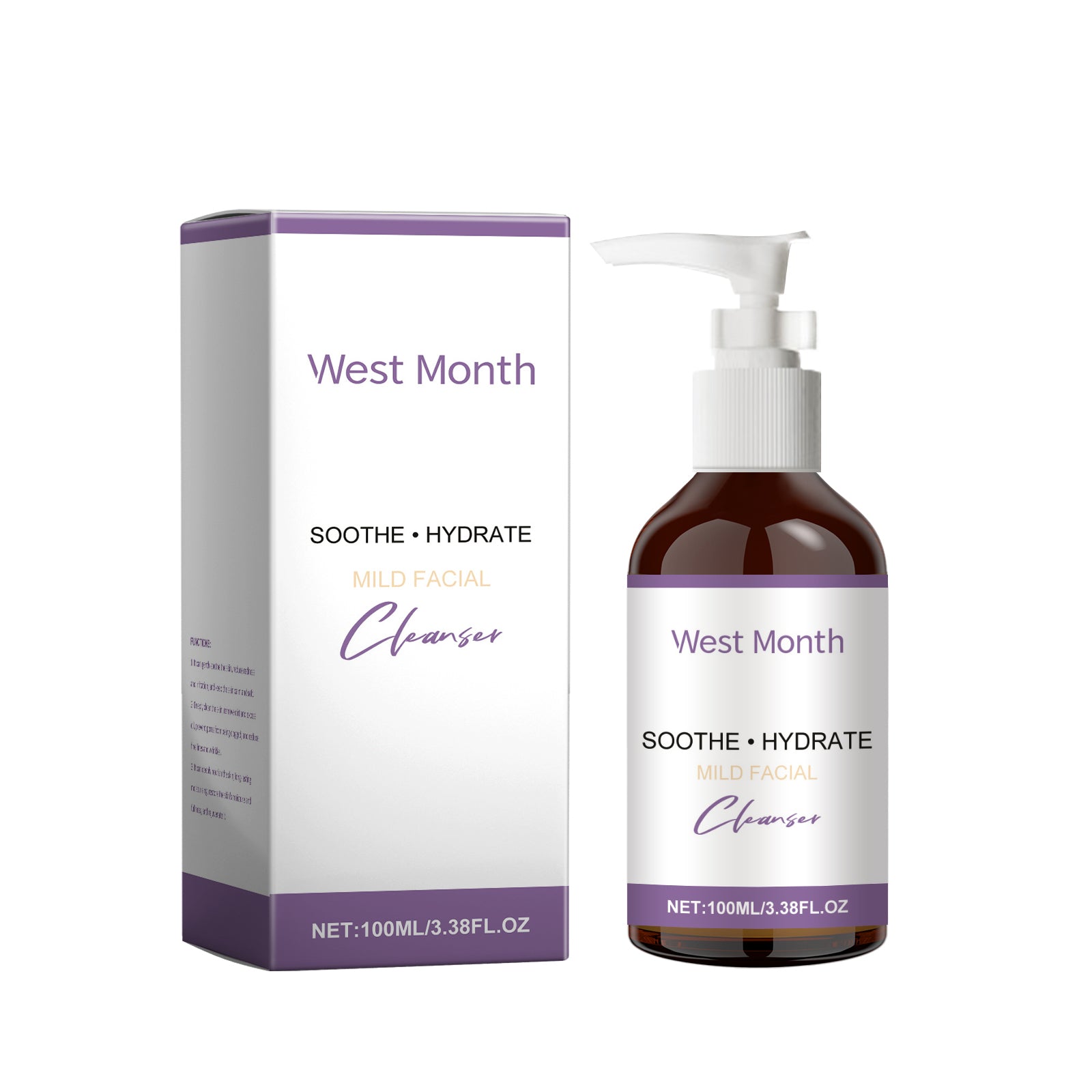 West&Month Moisturizing Cleanser Cleans Pores, Balances Oils, Refreshes And Nourishes Skin - 5 - CJ