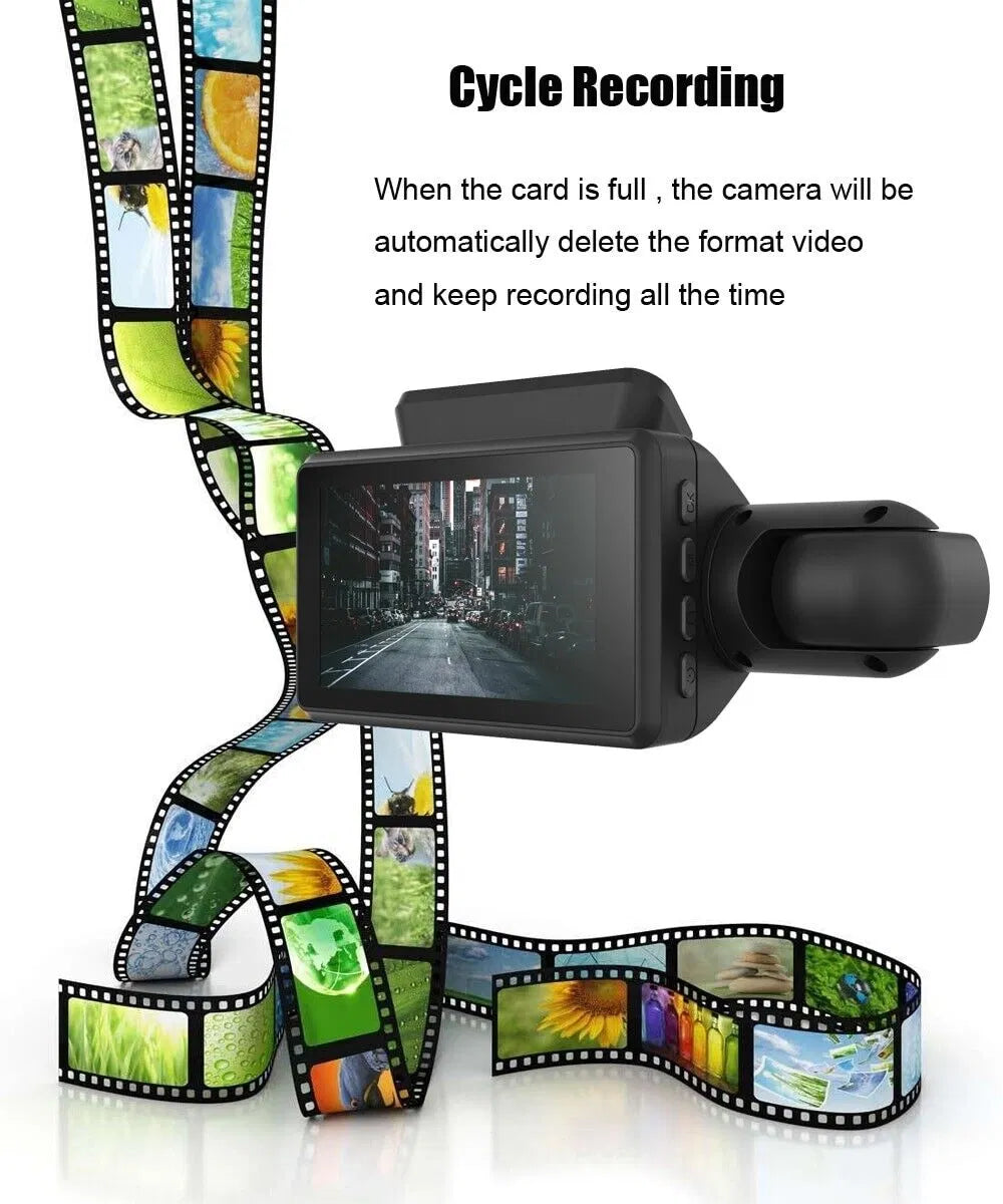 1080P Dual Lens Car DVR Dash Cam Video Recorder G - Sensor Front And Inside Camera - 5 - CJ