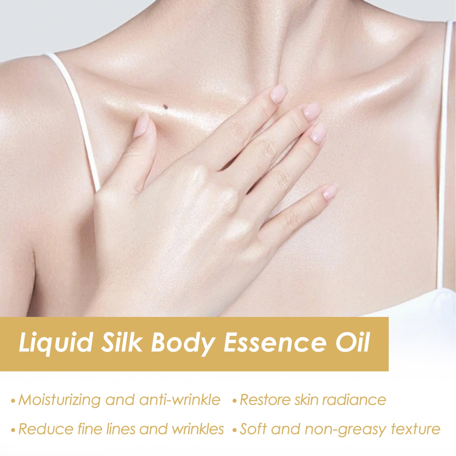 OUHOE Liquid Silk Body Essence Oil, Anti - Wrinkle Hydrating Repair Chicken Skin Firming Beauty Body Care Oil - 5 - CJ