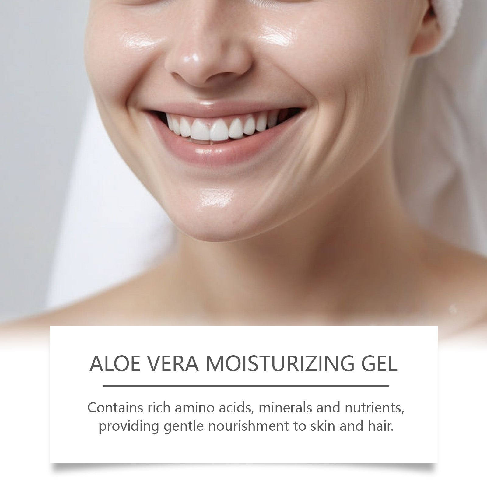 OceAura Aloe Vera Moisturizing Gel Gently Nourishes Facial Skin, Moisturizing And Refreshing Aloe Vera Gel - 5.0 - CJ