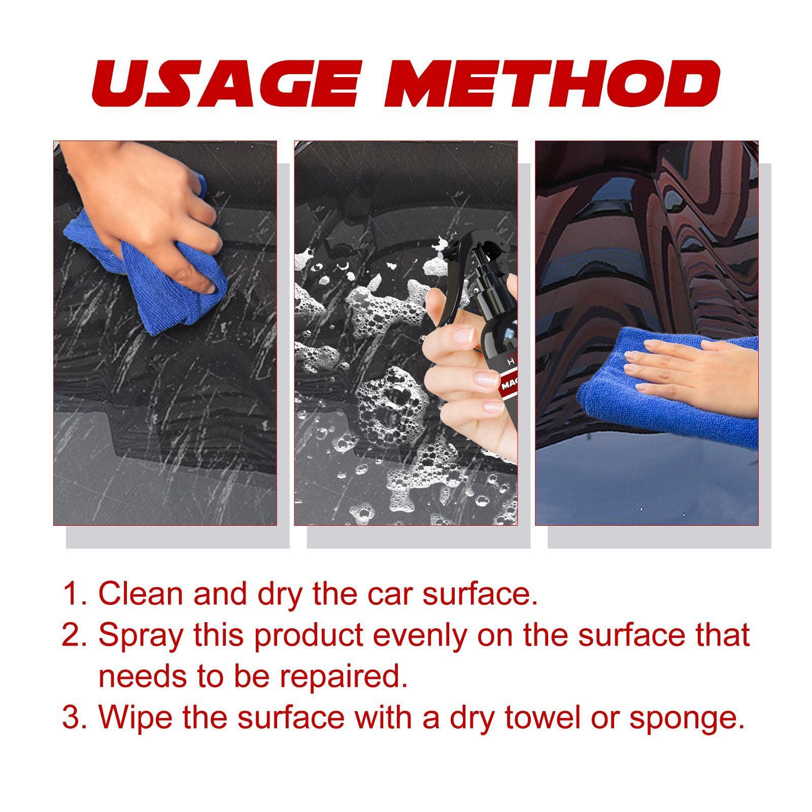 Hongyue Nano Repair Protection Spray Car Coating Agent Car Paint Maintenance Coating Crystal Wax Seal Glaze Coating Spray - 5 - CJ