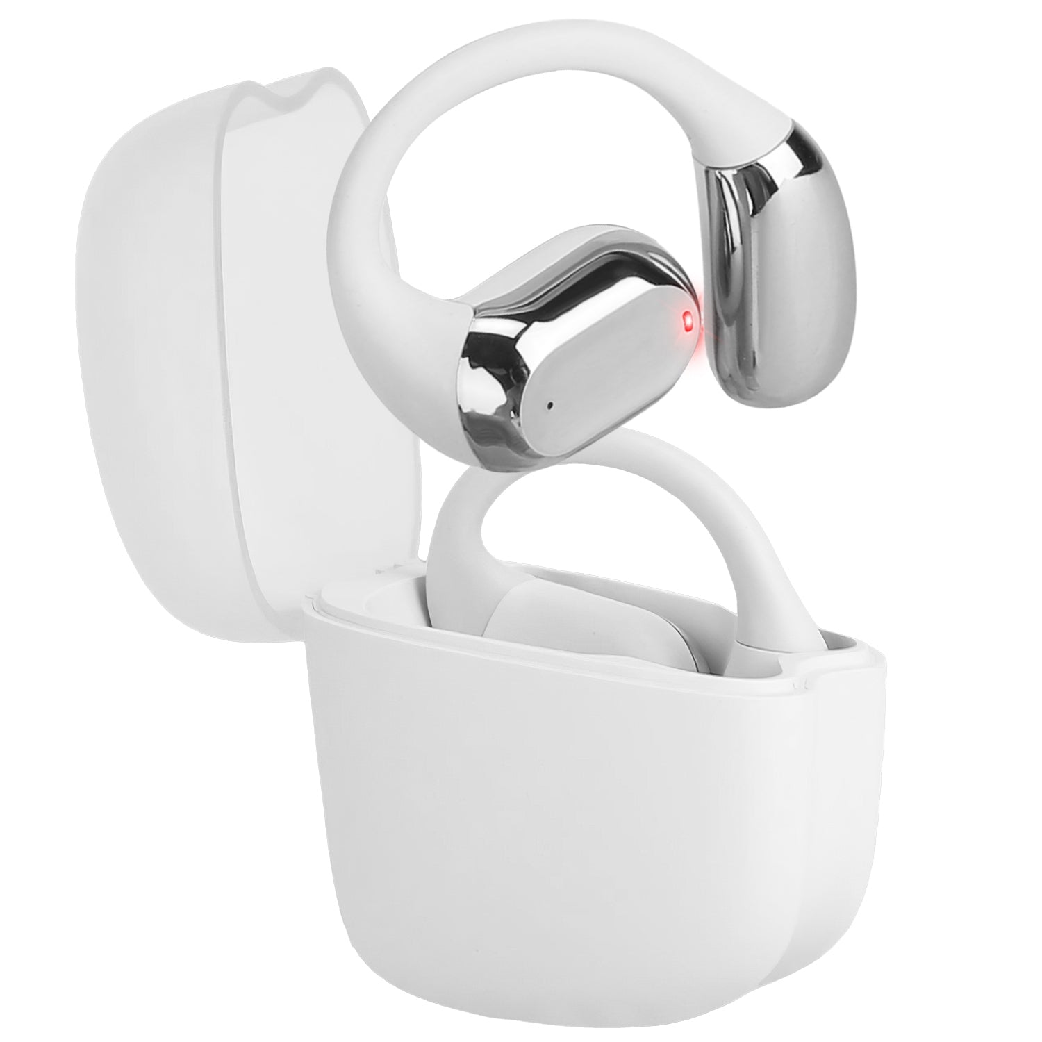 1 Set Wireless V5.4 Open Ear Earbuds With Earhook LED Display Charging Case IPX5 Waterproof 300Hrs Standby Time Touch Control Stereo Sport Headphones For Workout Running - 5 - CJ