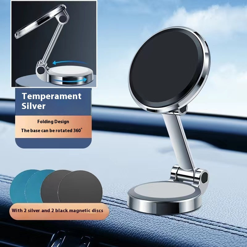 Magnetic 360 Degree Rotating Car Phone Holder - 0 - CJ - Silver 4 Magnetic Disk - CJYD215363004DW