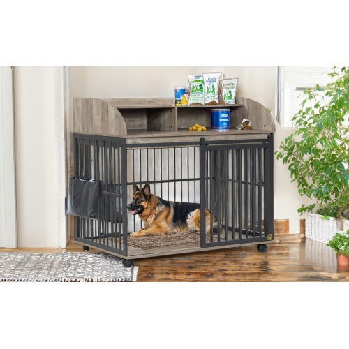The Wooden Kennel Kennel Is Suitable For Large Medium - sized Dogs - 5 - cjdroshippping