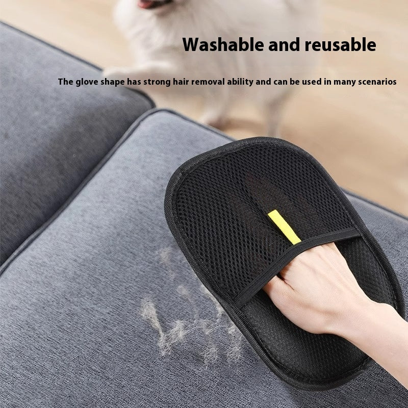 Pet Hair Remover Mitt Pet Hair Remover Gloves Deshedding Brush Glove For Dog Cat Rabbit With Long Short Curly Hair - 0 - CJ