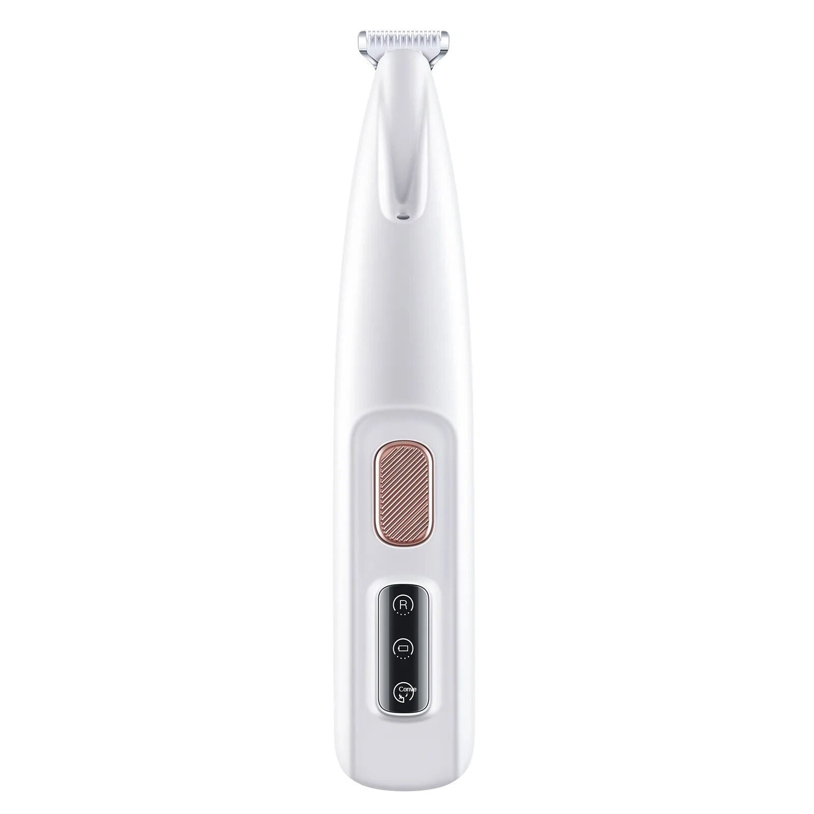 New Dog Paw Trimmer With LED Light Fully Waterproof Pet Hair Trimmer With LED Display Dog Clippers For Grooming 18mm Widen Blade - 5 - CJ