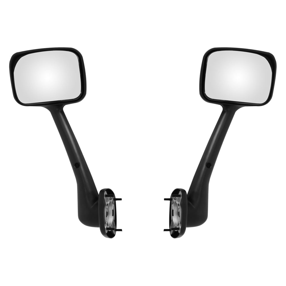 For 2008 - 2016 Freightliner Cascadia Pair Hood Mirrors Black Left,Right Set - 5 - CJ