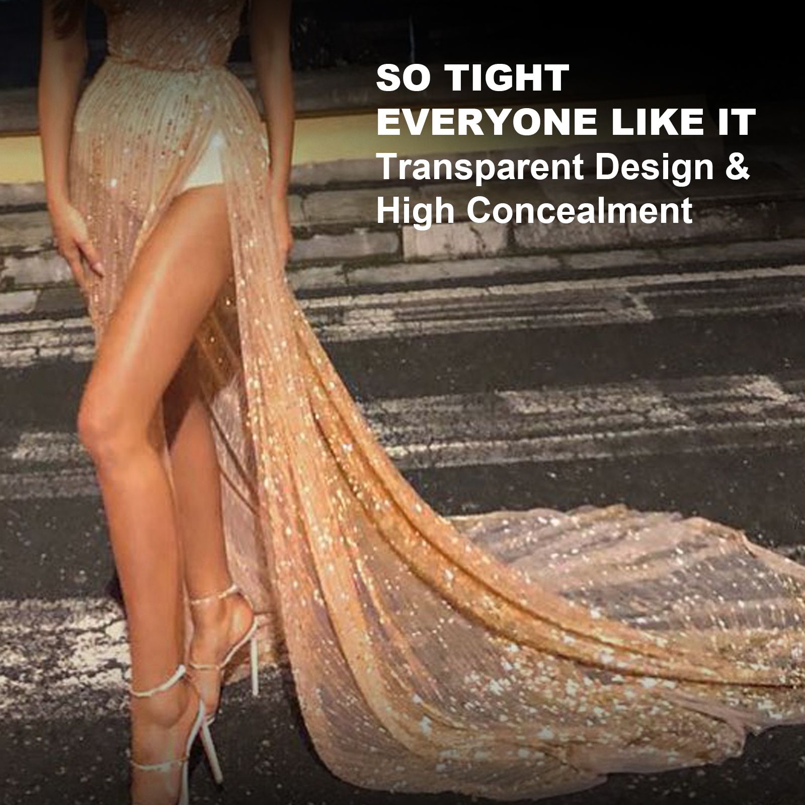 EELHOE Thigh Lifting Tape Lifts Leg Muscles To Shape Beautiful Legs And Provide A Soft And Considerate Feel - 5 - CJ