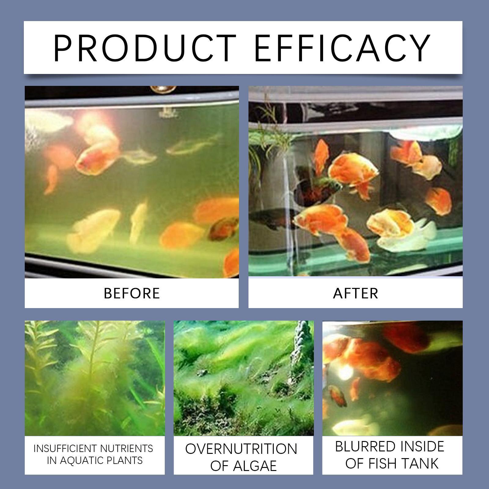 Yebang Fish Tank Water Clarifier Aquarium Water Clarifier Household Fish Tank Decontamination Cleaner - 5 - CJ