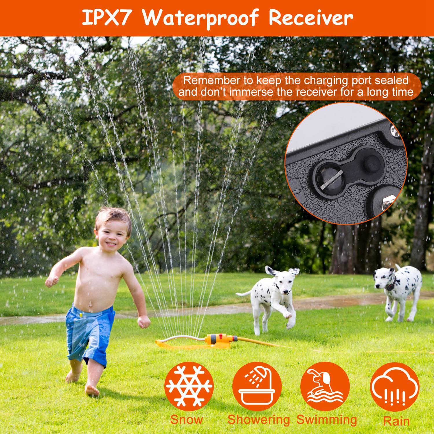 1Set Dog Fence System Pet Containment System With One Hundred Adjustable Levels IPX7 Waterproof Rechargeable Receiver Underground Fence For Small Medium Large Dog - 5 - CJ