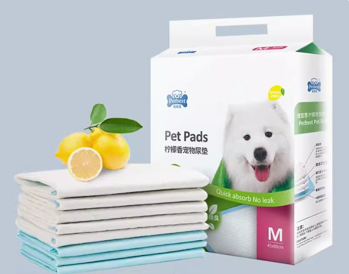Dog Urine Pad Thickened Baby Diapers Pet Supplies - 0 - CJ - Thickened Lemon Scent - XL - CJNZ210991609IR