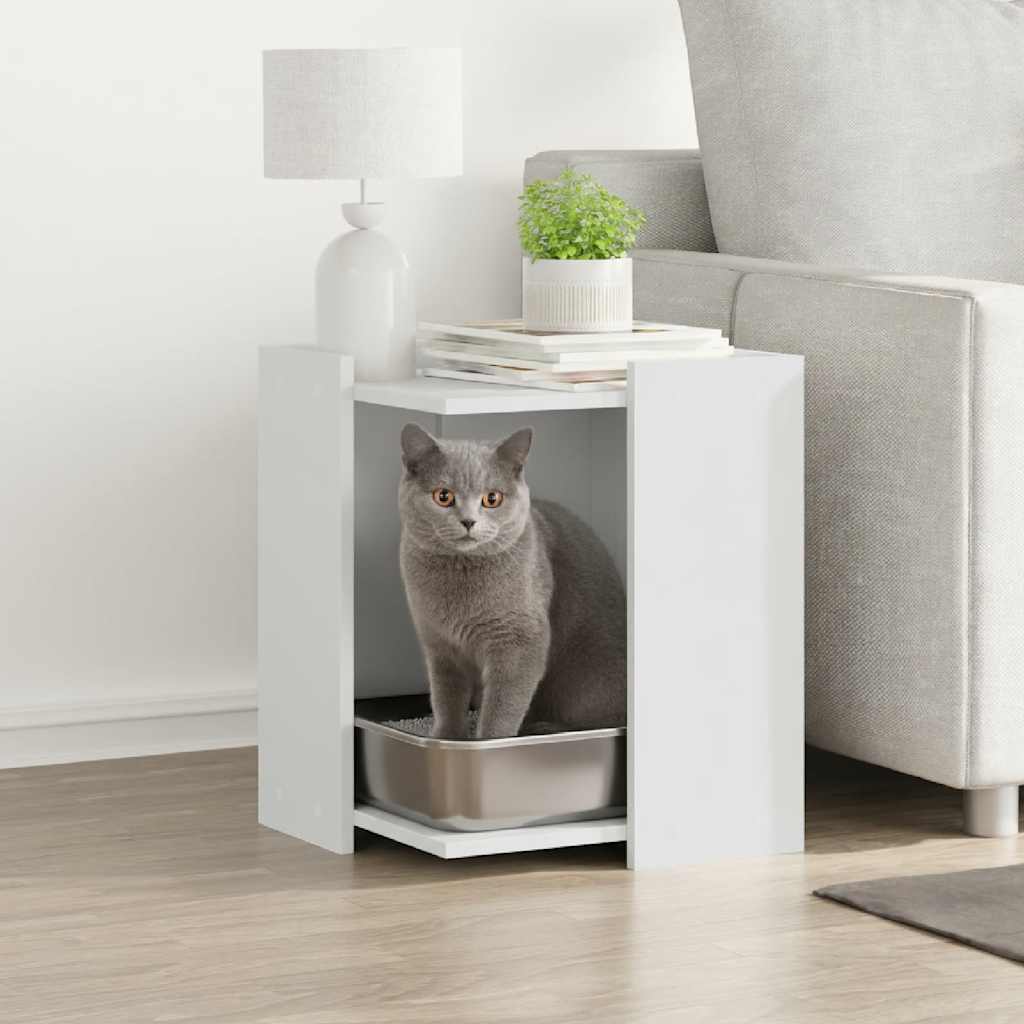 Cat Litter Box 42x Wood Material Cat Litter Box 42x Wood Material - 5 - CJ