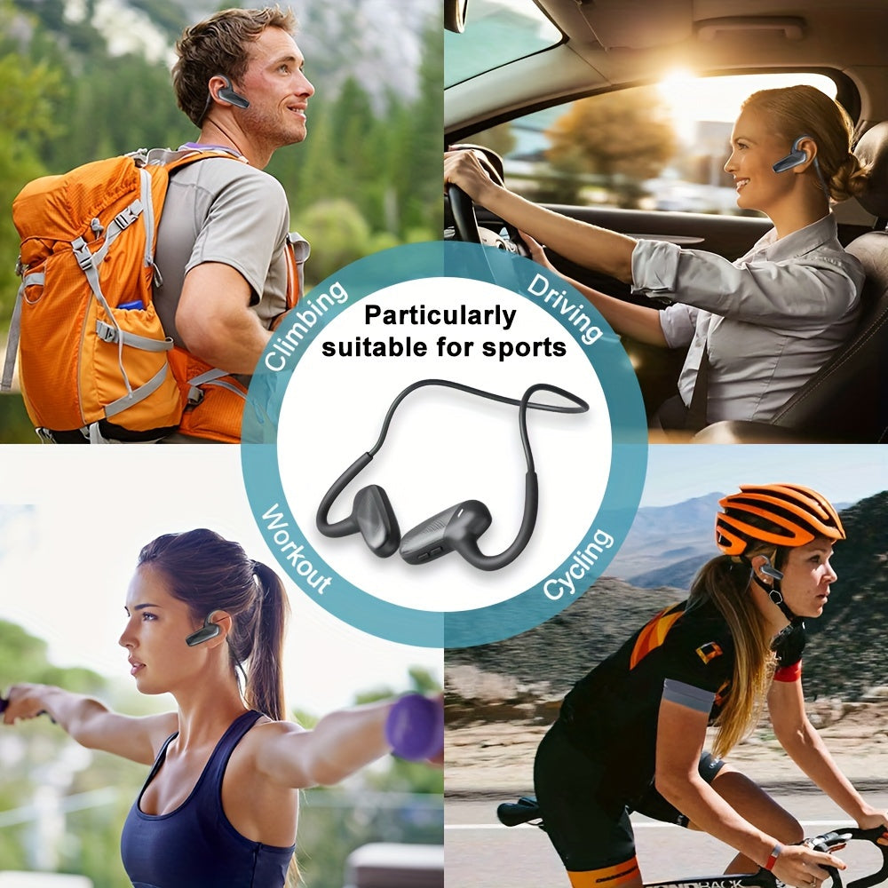 Open,design Bone Conduction Headphones, Wireless Headset, Comfortable To Wear, High - definition Sound Quality, Designed For Running And Sports, Long Battery Life, Stylish And Lightweight - 5 - CJ