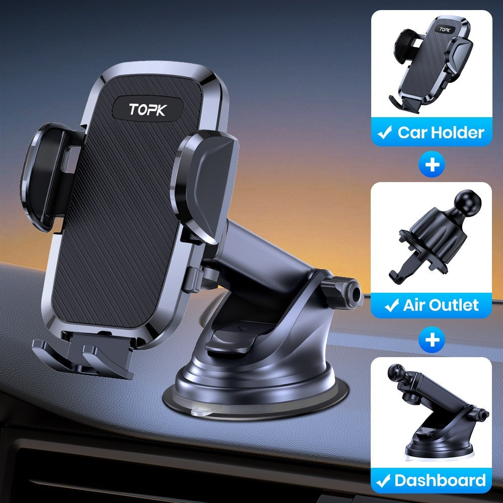Car Rotating Air Outlet With Hook Multifunctional For Navigator Universal Mobile Phone Holder - 0 - CJ - D36_Z Bracket Sucker Hook - CJYD207881704DW