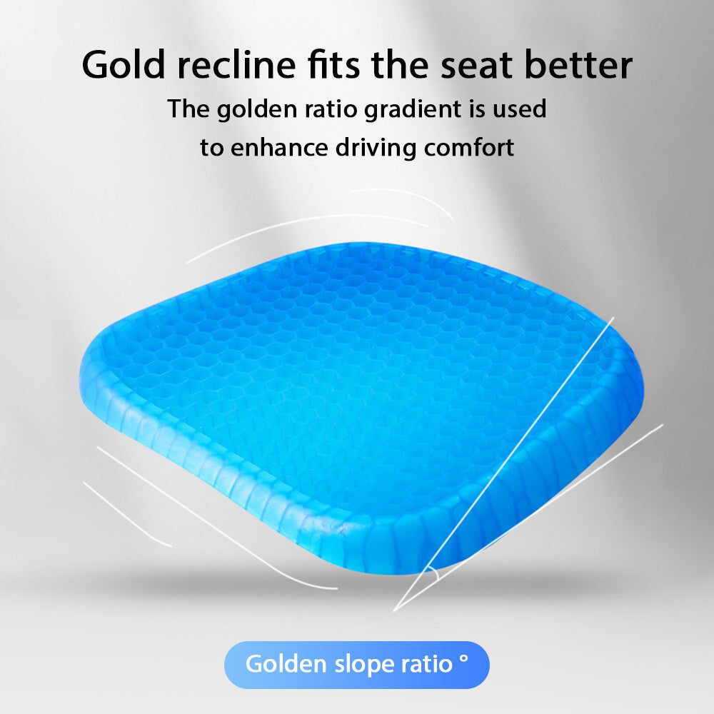 Honeycomb Breathable Gel Seat Cushion Double Thick Egg Sitting Pad Mat Non - Slip - 5 - CJ