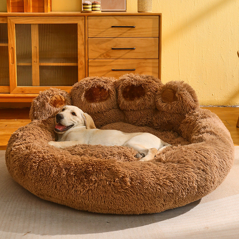 Kennel Warm Medium Large Dog Corgi Golden Retriever Bed Fleece - lined Sofa Mattress - 0 - CJ