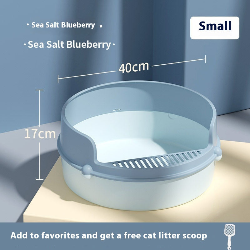 Anti - splash Semi Closed Litter Box - 0 - CJ