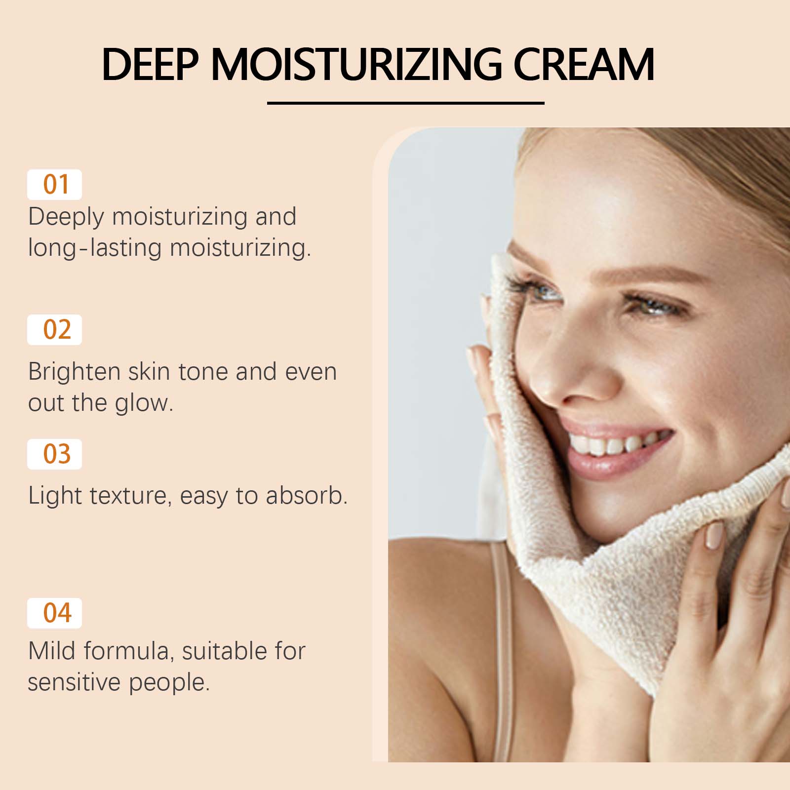 Eelhoe Deep Moisturizing Cream Gently Cares For The Face, Hydrates And Nourishes The Skin, And Provides Soft Care. Radiant Cream - 5 - CJ