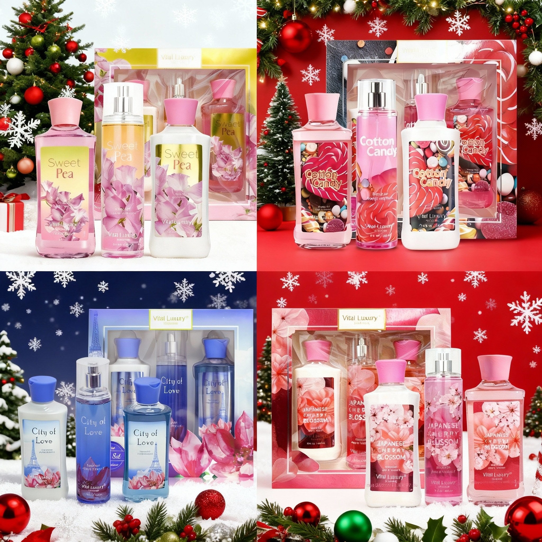 3pcs Set - Sakura Fragrance Shower Gel Set, Japanese Cherry Blossom 10 Fl.oz Shower Gel, 10 Fl.oz Body Lotion, 8 Fl. Oz Body Mist, A Three - piece Bath And Body Care Gift Set - 5 - CJ
