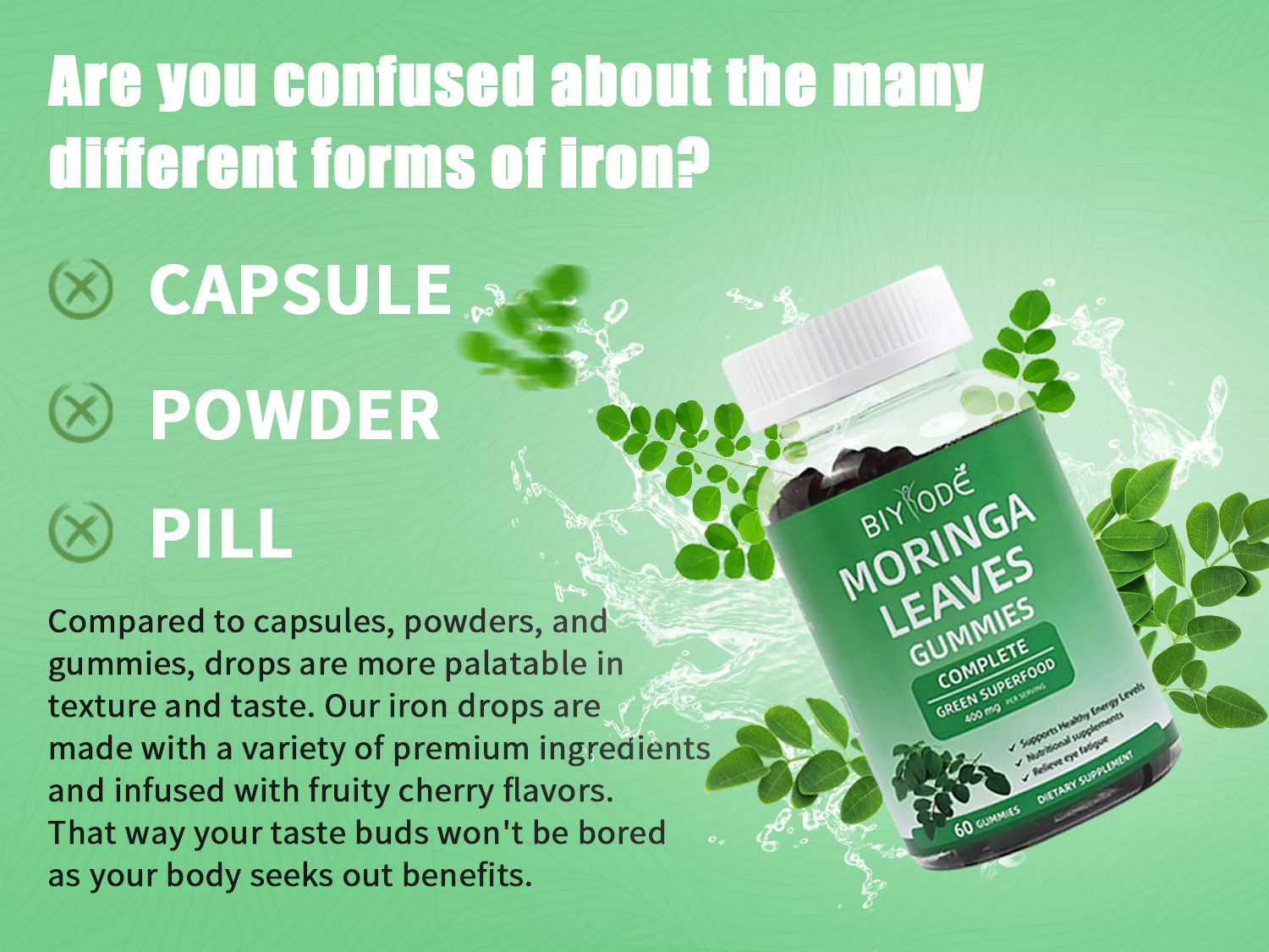Certificate Manufacturer NSF HALAL COA GMP Wholesale Moringa Extract Supplements Immune Support Organic Moringa Capsule - 4 - CJ