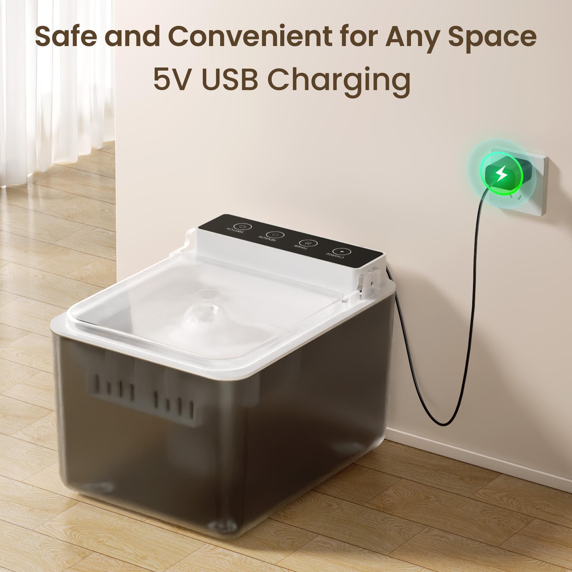 Wired Automatic Pet Fountain Dog Water Dispenser Automatic Sensing Function - 5 - CJ