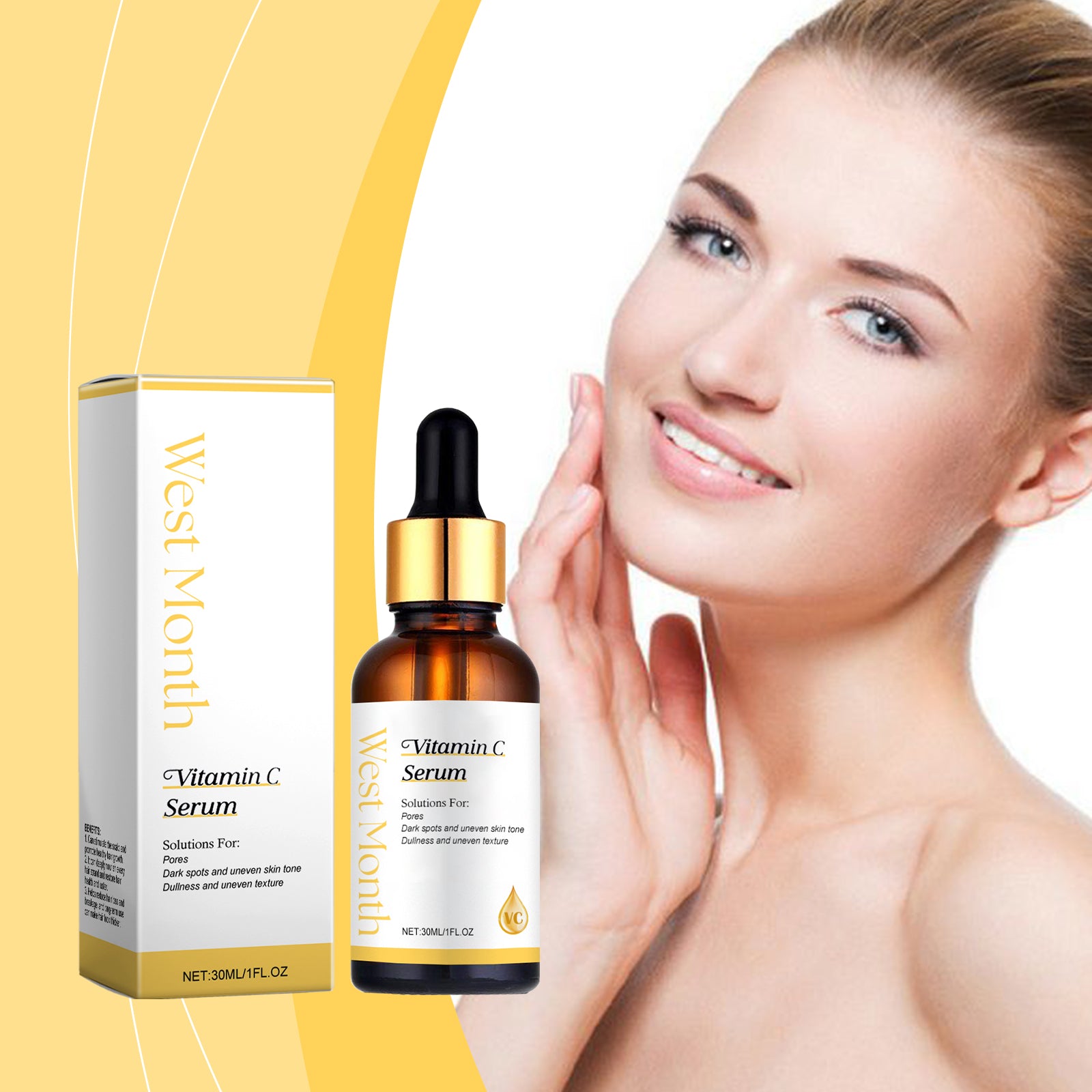 West&Month Vitamin C Essence, Moisturizing And Tender Skin Essence - 5 - CJ