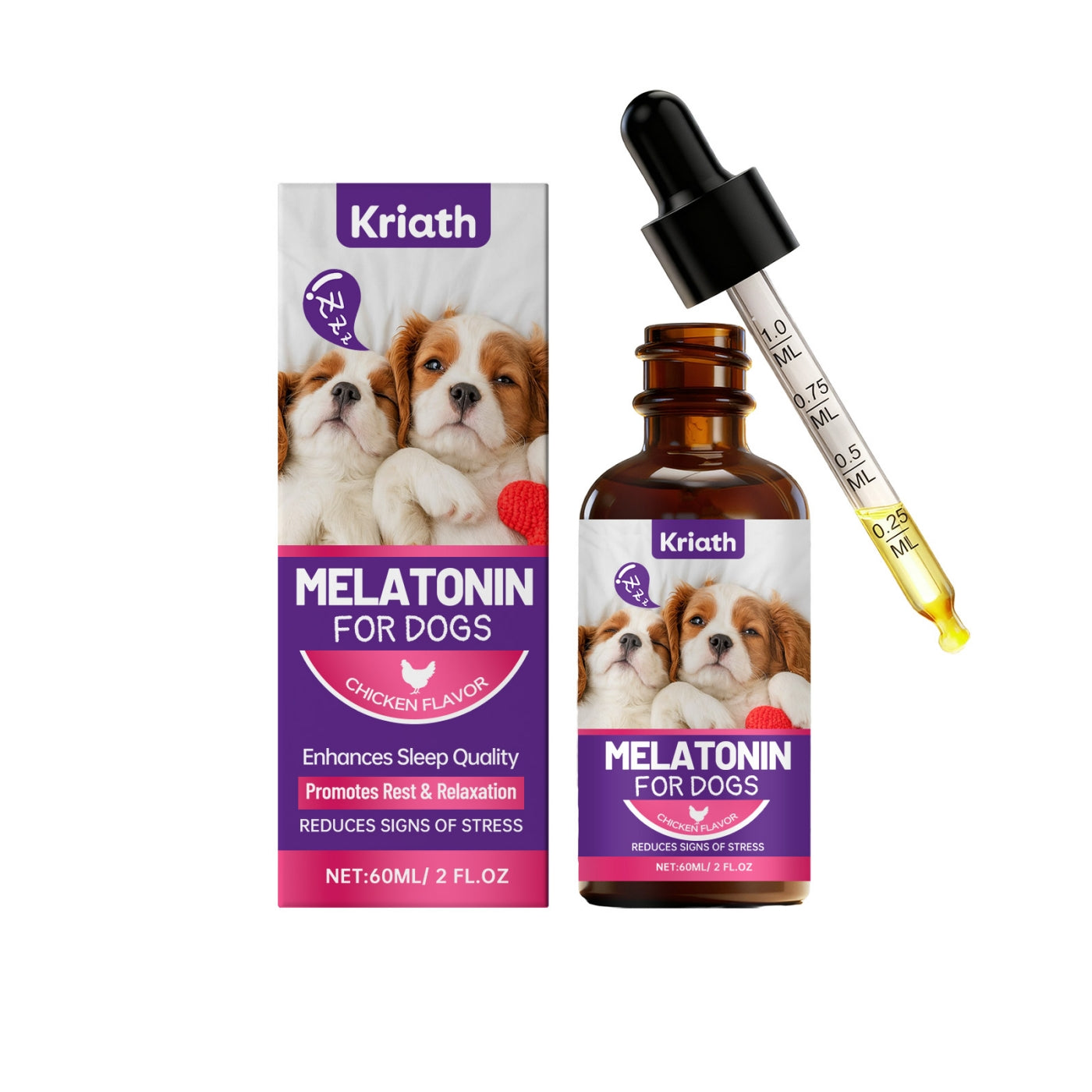 Dog Soothing Melatonin Drops - 0 - CJ