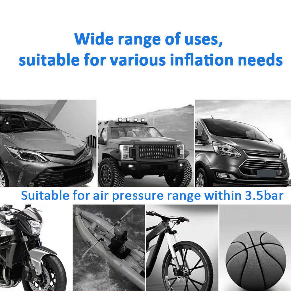 150 PSI Tire Inflator Car Air Compressor Electric Portable Auto 12V Air - 5 - CJ