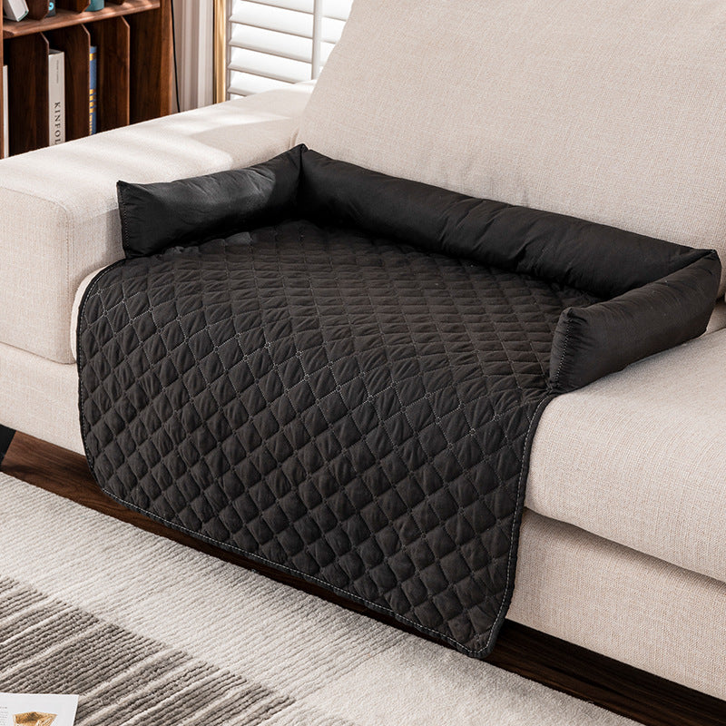 Waterproof Pet Mat With Pillow Universal Size - 0 - CJ - Black - 90x135cm - CJYD277144025YB