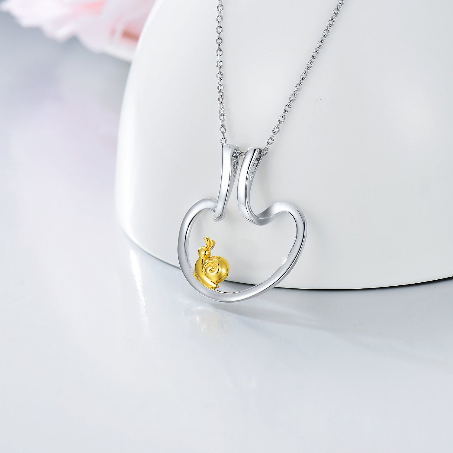 925 Sterling Silver Snails Celtic Cross Ring Holder Pendant Necklaces - 5 - cjdropshipping