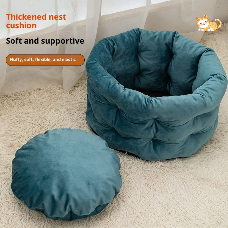 Cathouse Doghouse Winter Warm Pet Bed - 0 - CJ