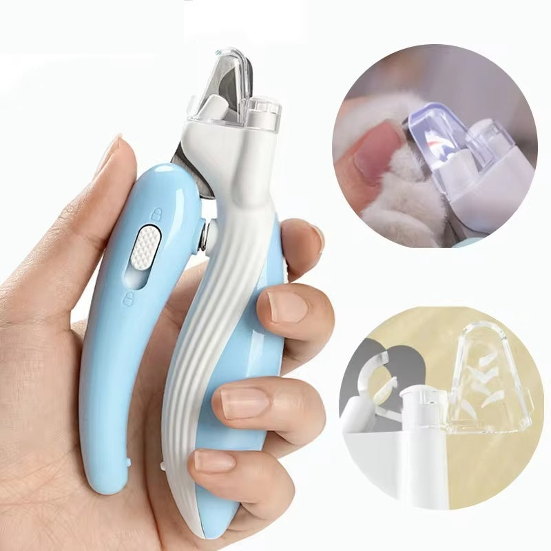 Pet Nail Clippers Dog Nail Clippers Cat Nail Clippers LED Electric Nail Grinder Pet Supplies LED Light Pet Nail Clippers - 0 - CJ