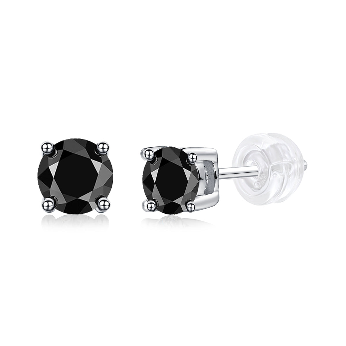 1Pure Love Luxury Fashion Diamond Earrings Stud Set Mosan Diamond Silver Jewelry Prohibit TikTok sales - 5 - CJ