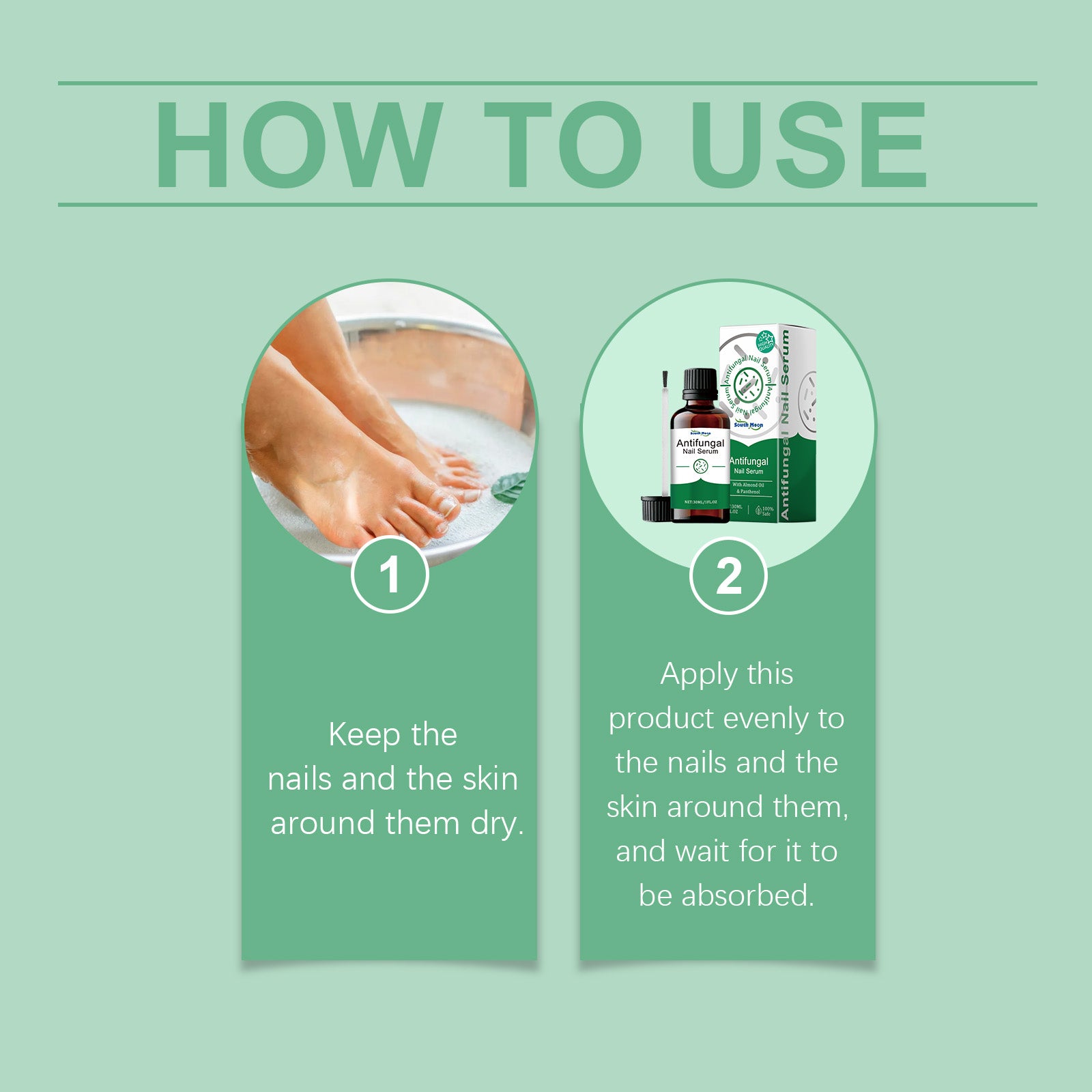 South Moon Nail Care Serum, Soft Nail Cream Brightening Nails Clean Nails Thick Toe Care Nails - 5 - CJ