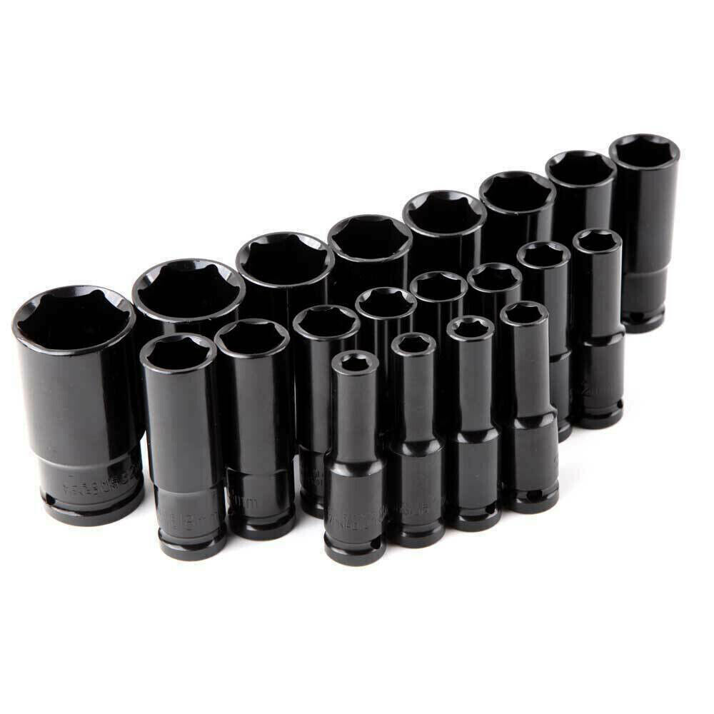 20PCS Deep Impact Socket Set 1 2 Inch Drive Metric 8 - 32mm Lifetime Warranty UK - 5 - CJ