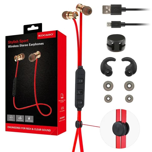 Sport Headsets Wireless V4.1 In - Ear Stereo Headphones Sweat - proof Running Earphones - 5 - CJ